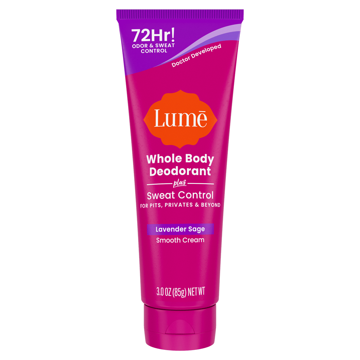 Lavender Sage | Cream Tube Deodorant | + Sweat Control